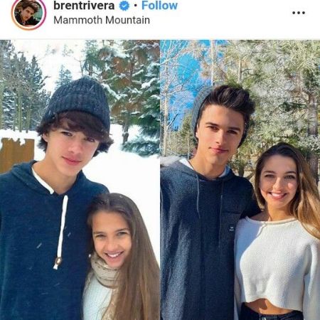 Brent Rivera and Lexi Rivera back in their childhood and now